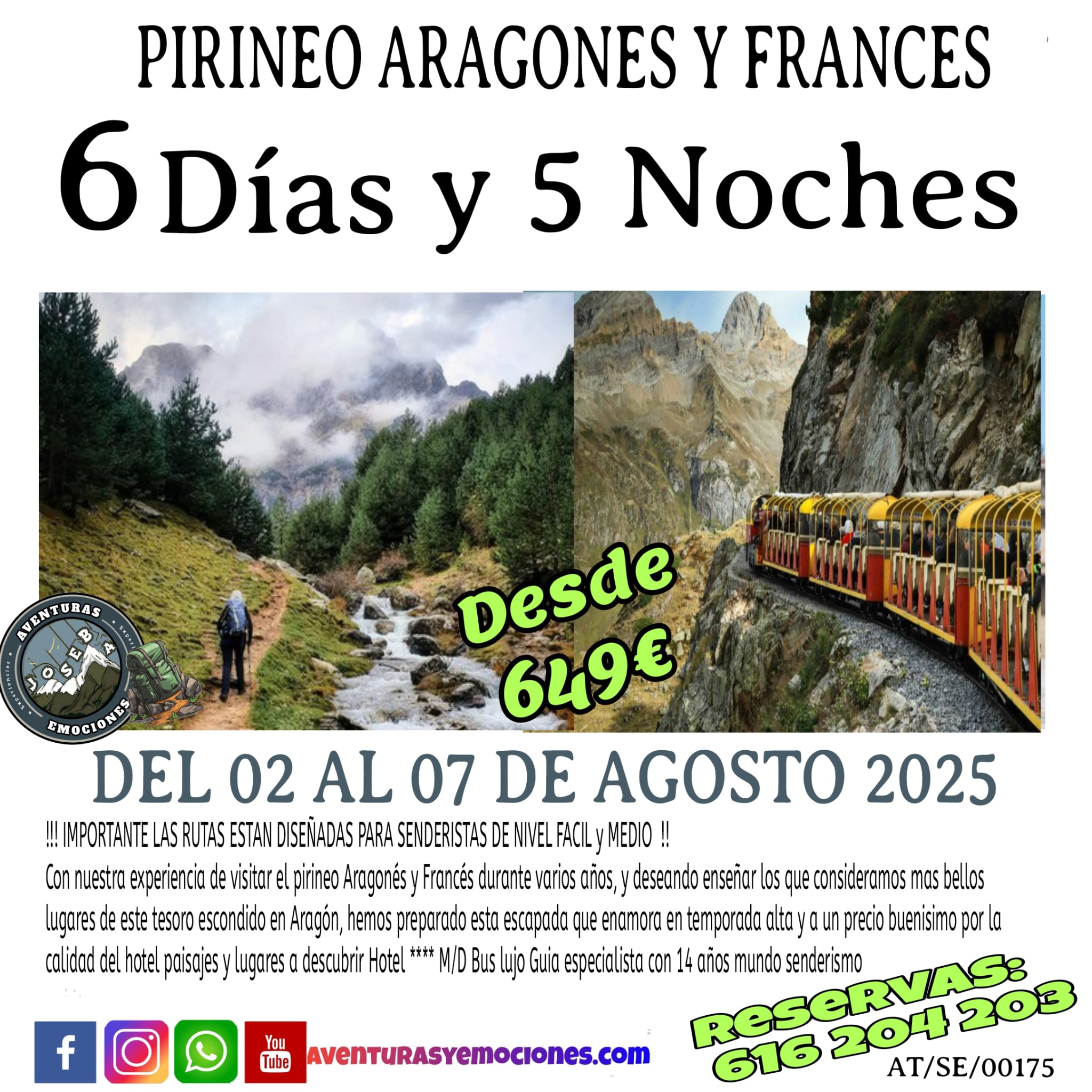 02/08/2025 - Pirineo Aragones y Frances