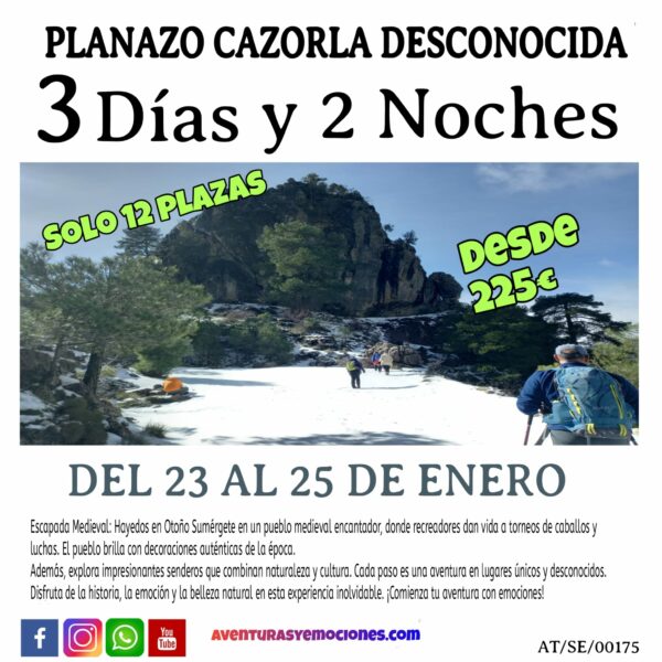23/01/2026 - 3 EDICION EL PLANAZO DE CAZORLA
