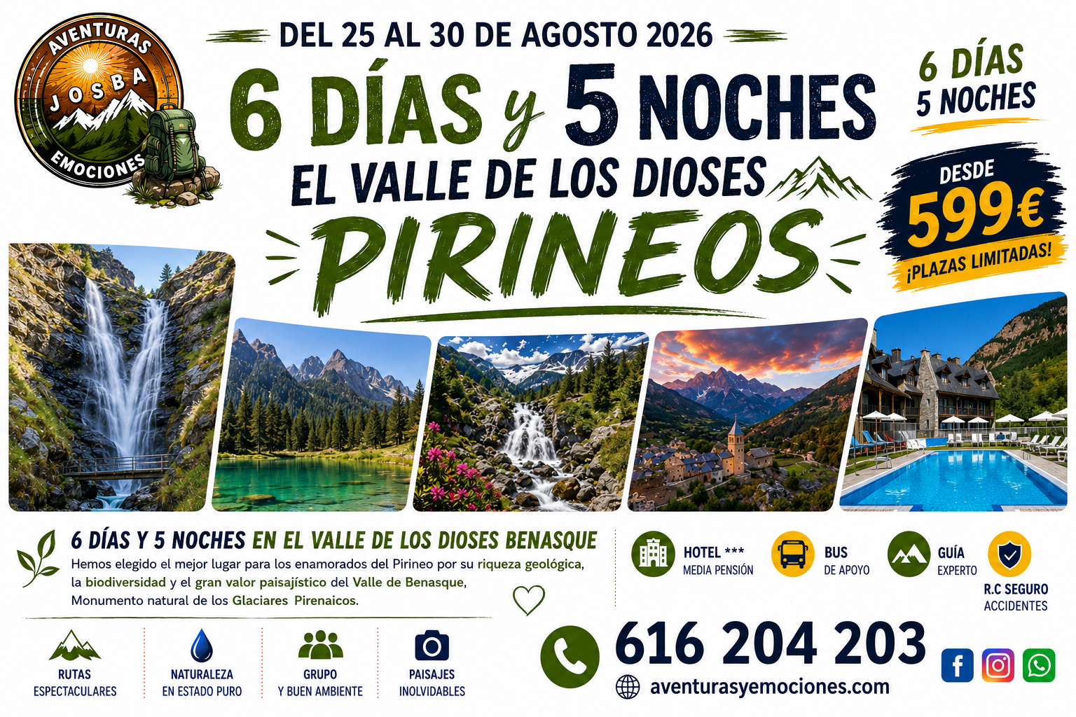 25/08/2026 EL VALLE DE LOS DIOSES PIRINEOS