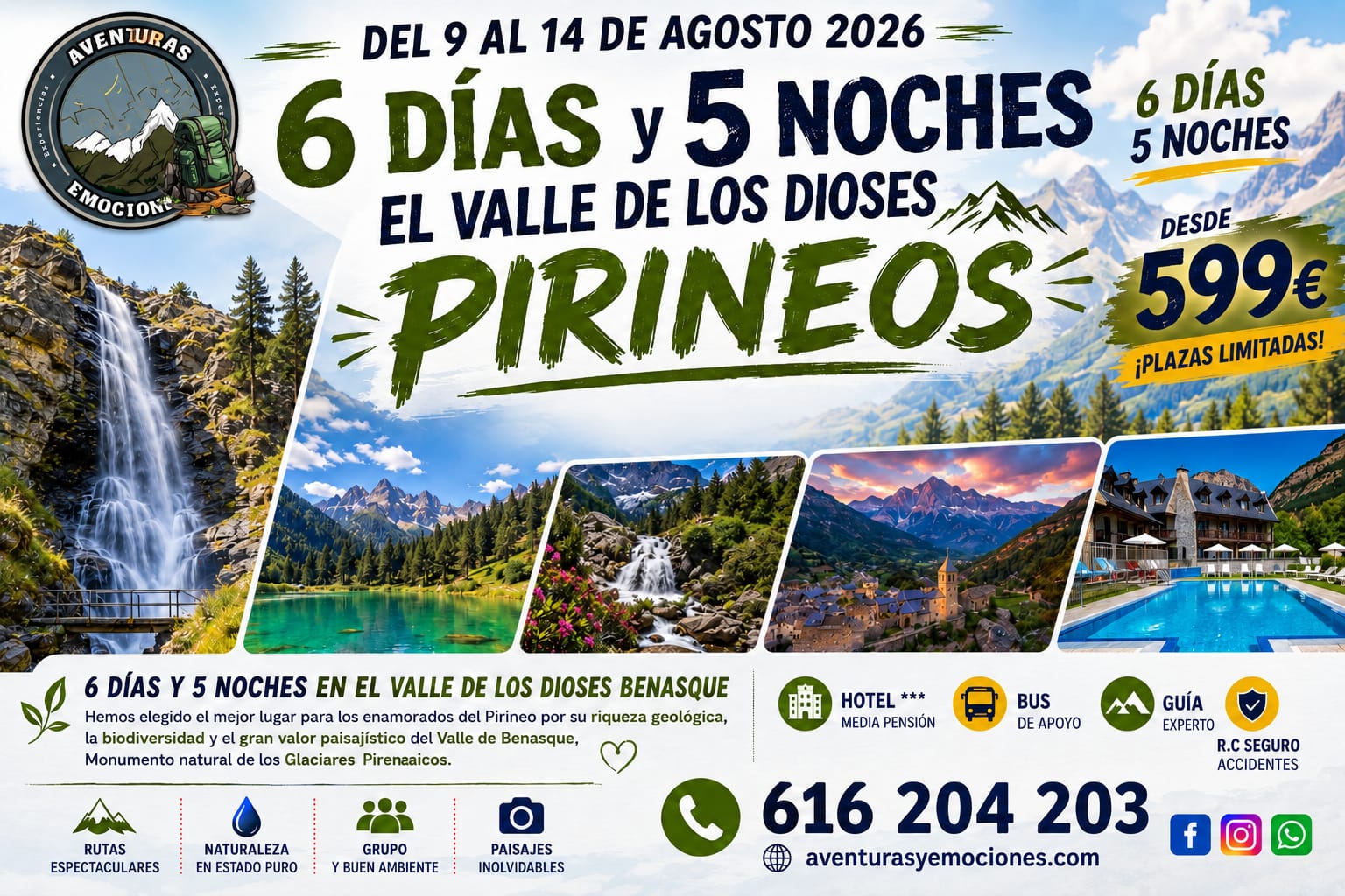 25/08/2026 EL VALLE DE LOS DIOSES PIRINEOS