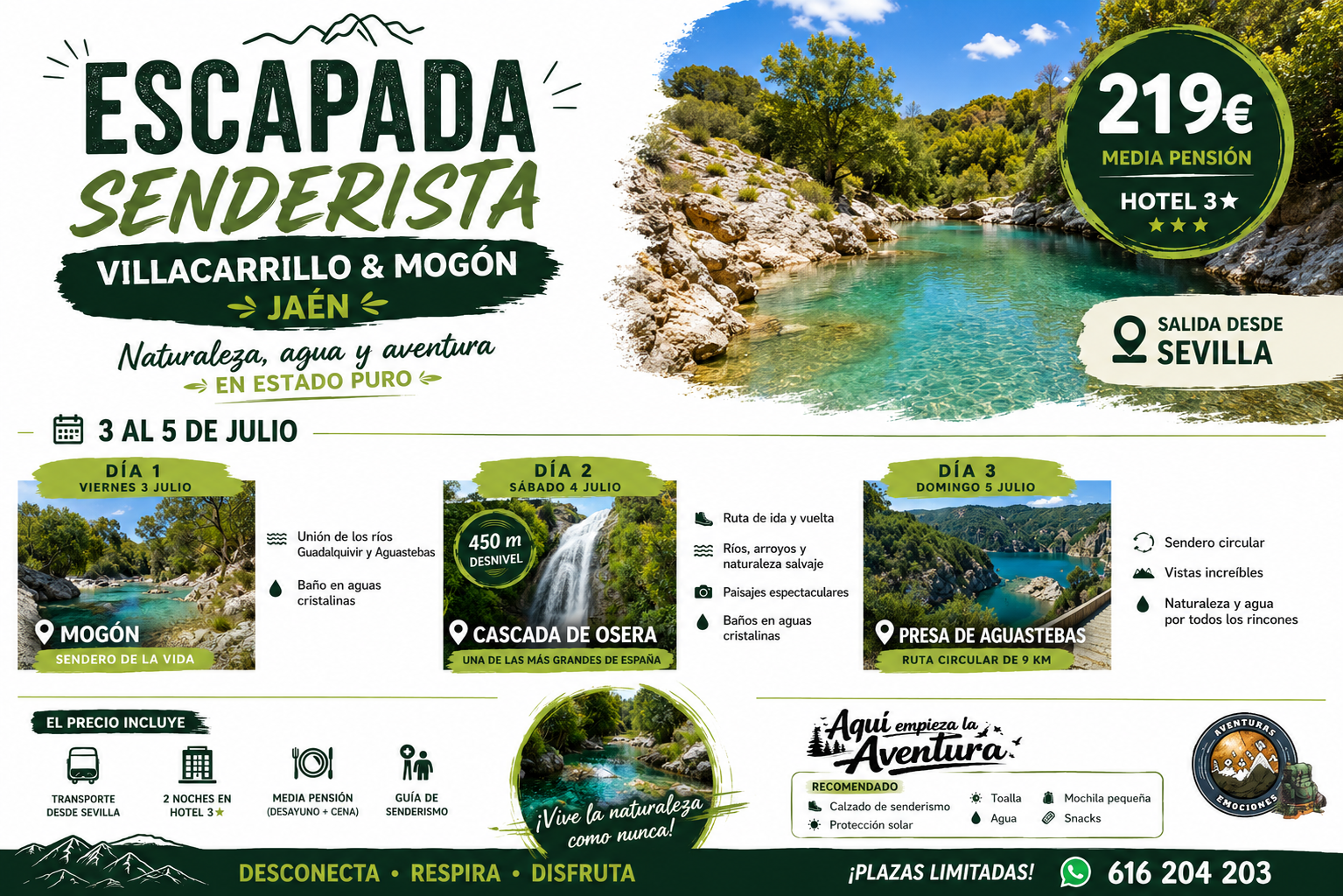 03/07/2026 ESCAPADA A LA SIERRA DEL AGUA