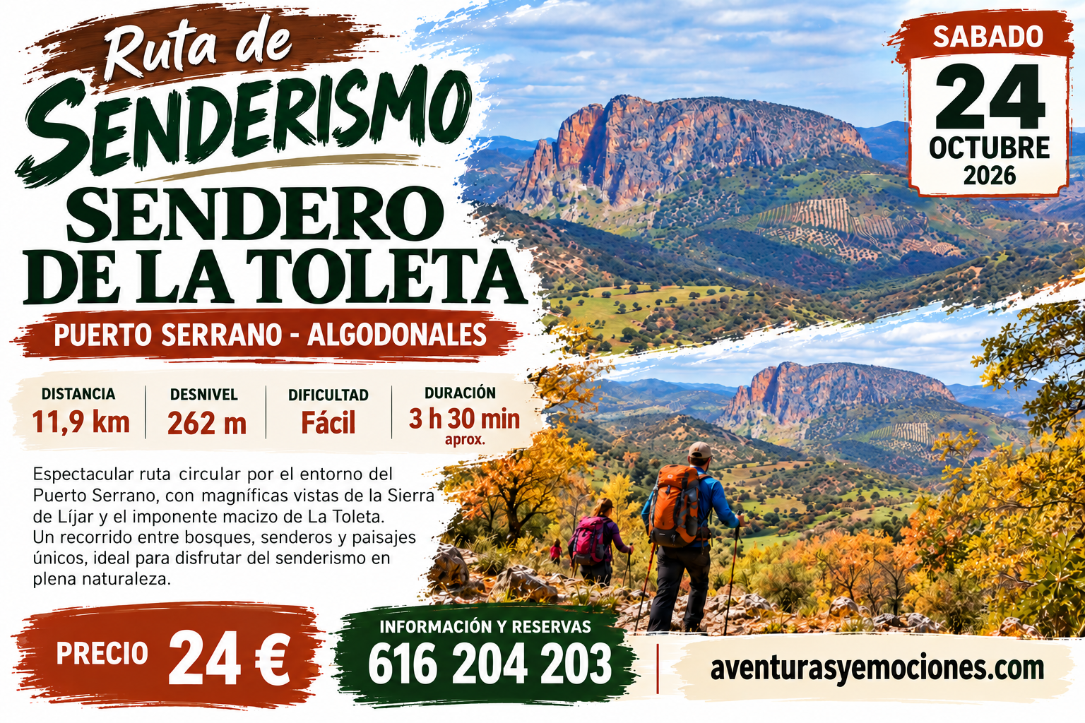 24/10/2026 SABADO RUTA CIRCULAR LA TOLETA