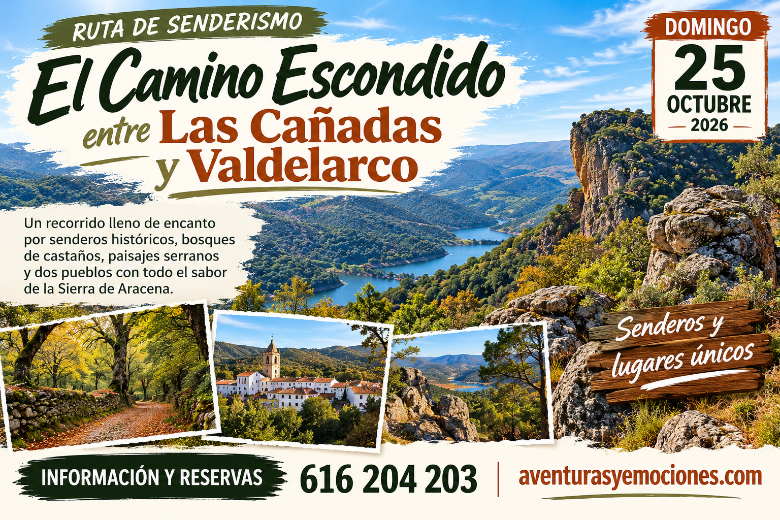 25/10/2026 EL CAMINO ESCONDIDO DE VALDELARCO