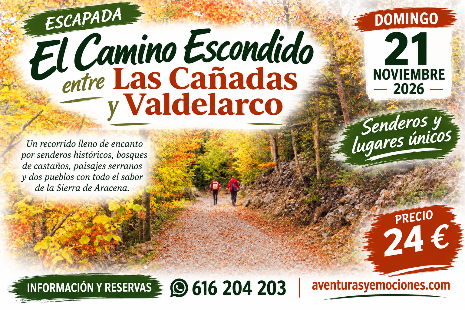 25/10/2026 EL CAMINO ESCONDIDO DE VALDELARCO