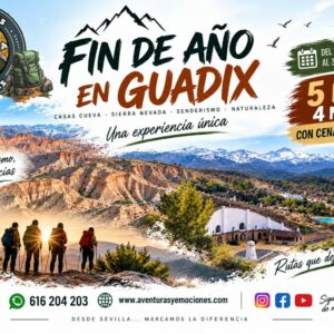 30/12/2026 AVENTURA FIN DE AÑO MONTAÑAS Y CASAS CUEVAS EN GUADIX