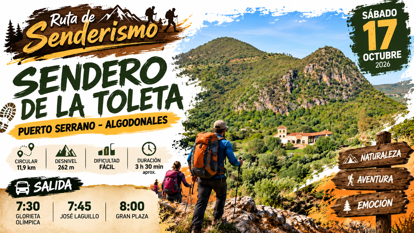 17/10/2026 SABADO RUTA CIRCULAR LA TOLETA