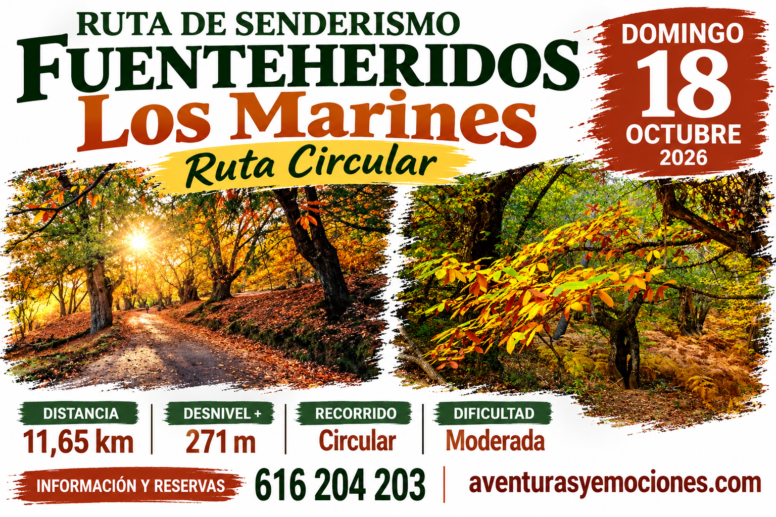 18/10/2026 Circular entre castañares y paisajes de otoño
