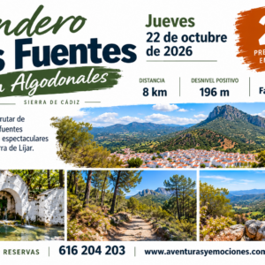 22/10/2026 Jueves Las Fuentes en Algodonales fuentes y naturaleza